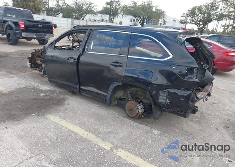 2017 Toyota Highlander Se z USA, uszkodzony, nr VIN 5TDKZRFH6HS187866